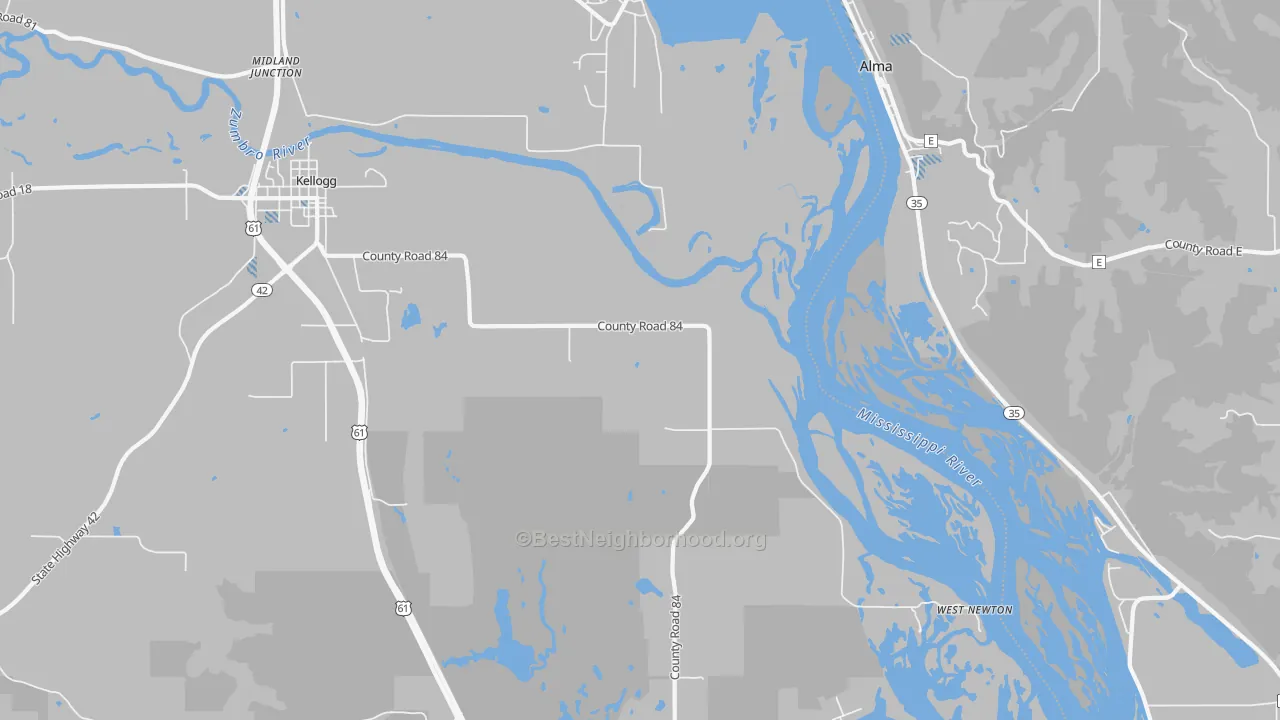 Transit Grade map of West Newton, MN