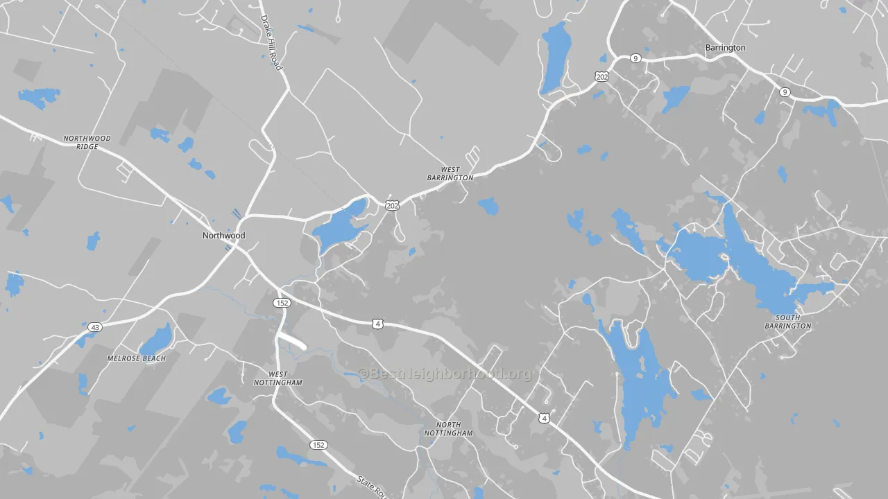 Transit Grade map of West Nottingham, NH