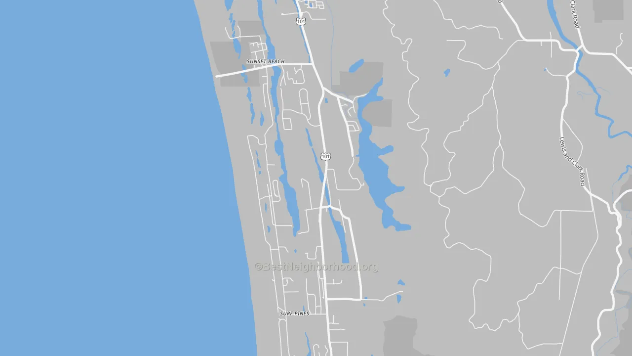 Transit Grade map of West, OR