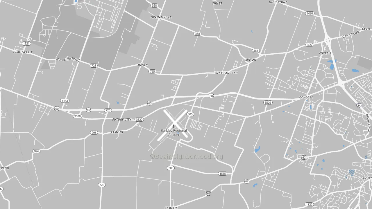 Transit Grade map of West Paducah, KY