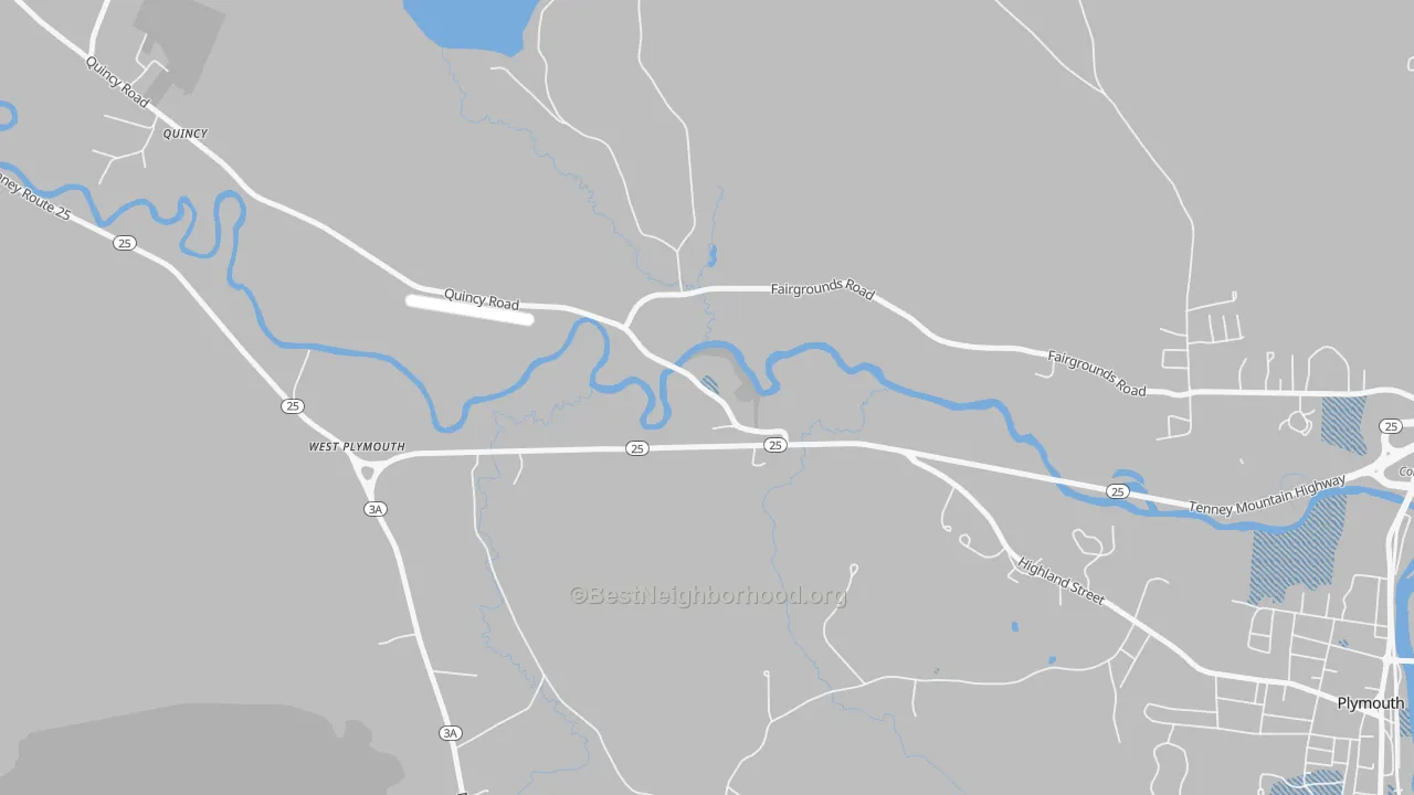Transit Grade map of West Plymouth, NH