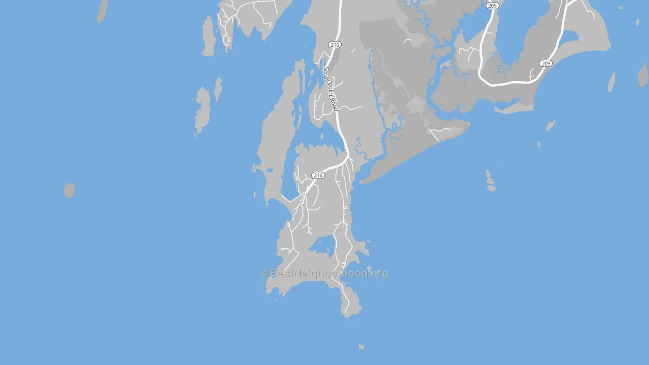 Transit Grade map of West Point, ME