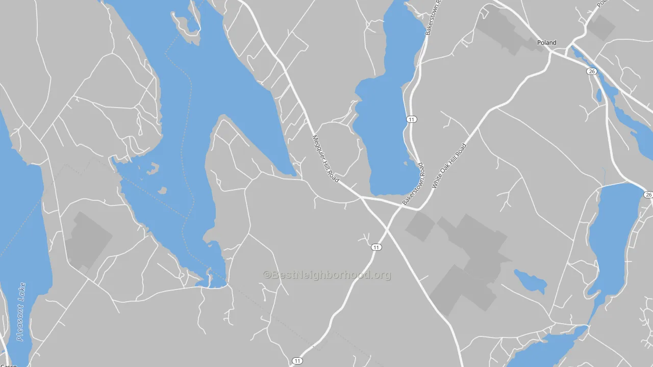 Transit Grade map of West Poland, ME