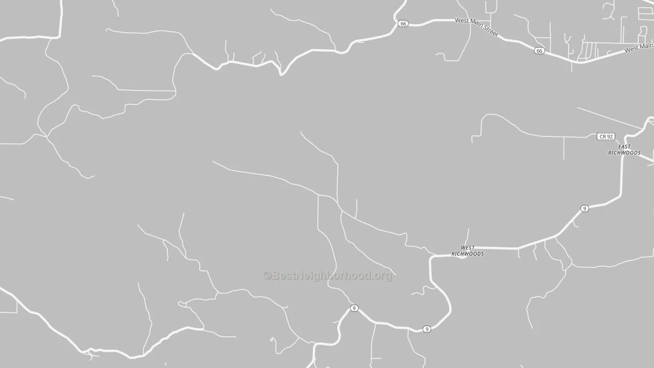 Transit Grade map of West Richwoods, AR