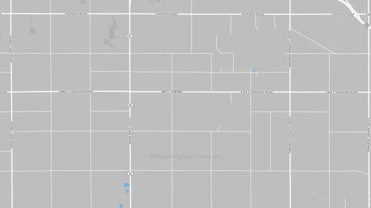 Transit Grade map of West Sebewa, MI