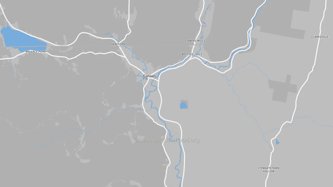 Transit Grade map of West Stewartstown, NH