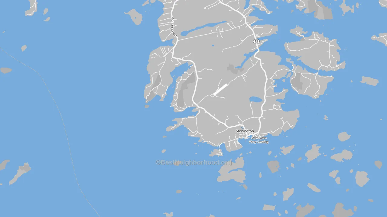 Transit Grade map of West Stonington, ME