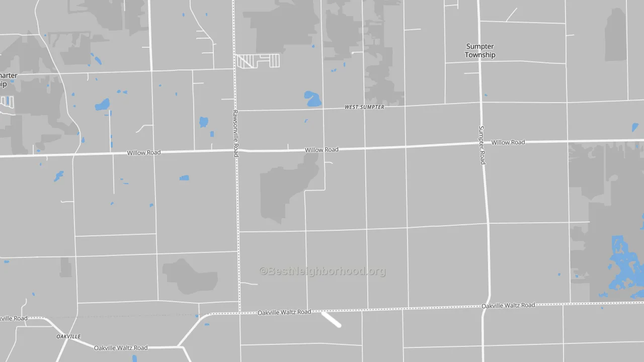 Transit Grade map of West Sumpter, MI