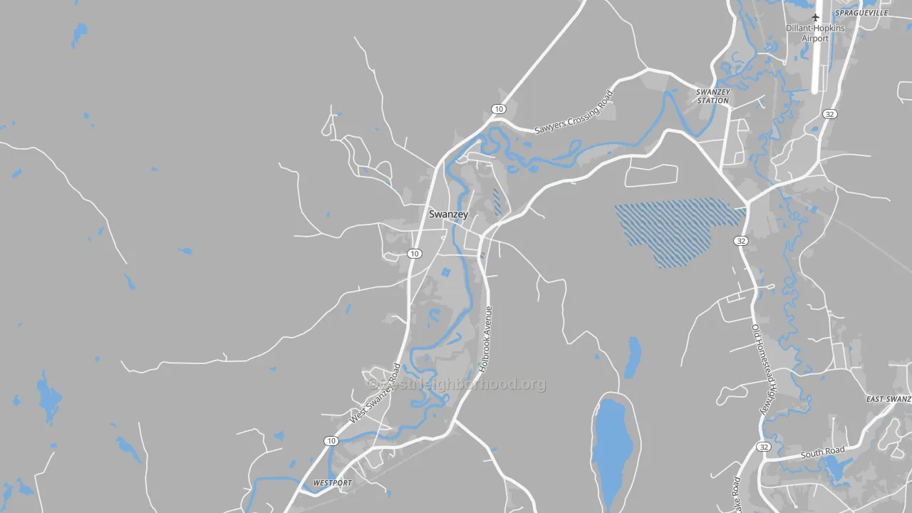 Transit Grade map of West Swanzey, NH