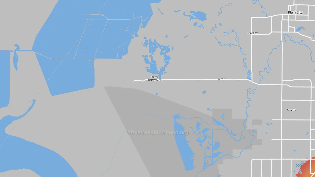 Transit Grade map of West Warren, UT