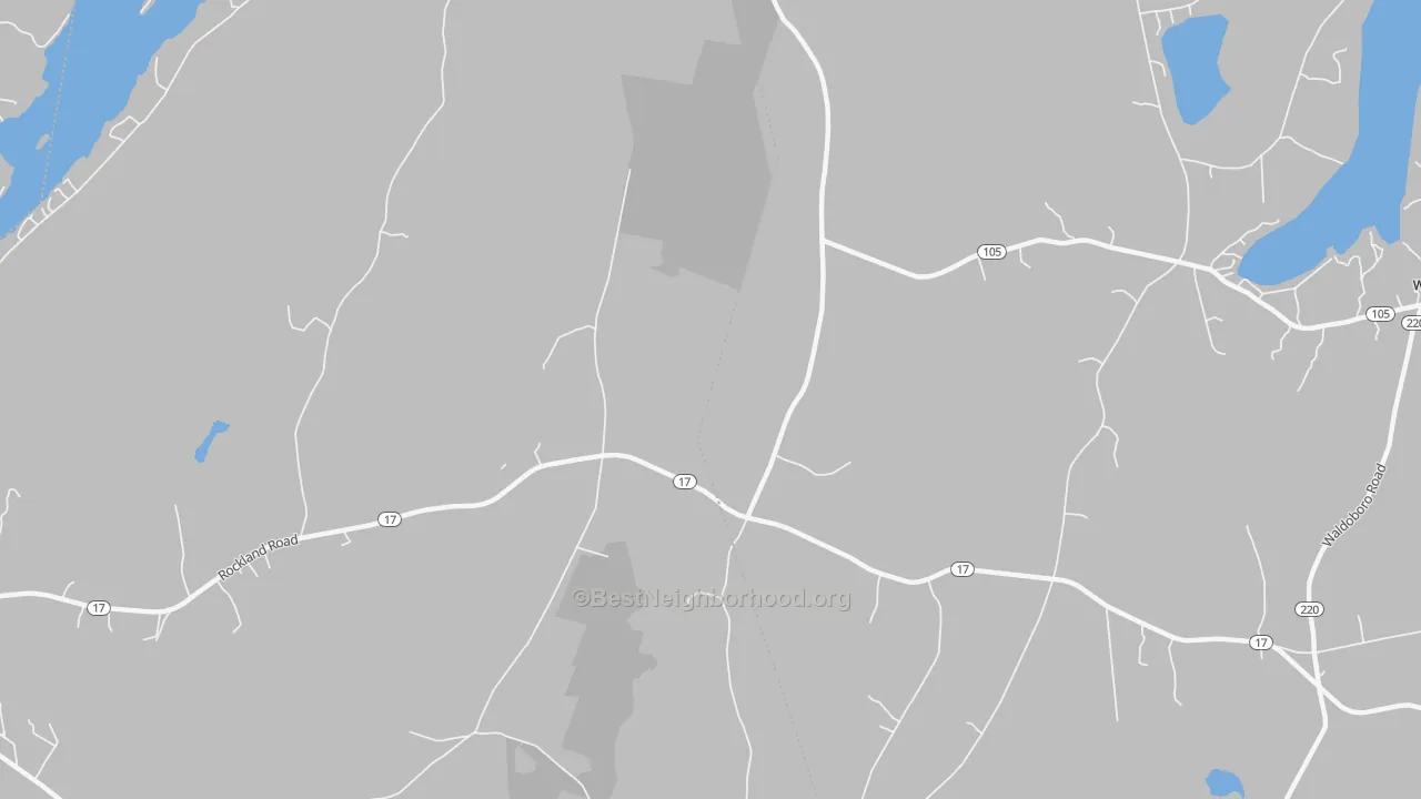 Transit Grade map of West Washington, ME