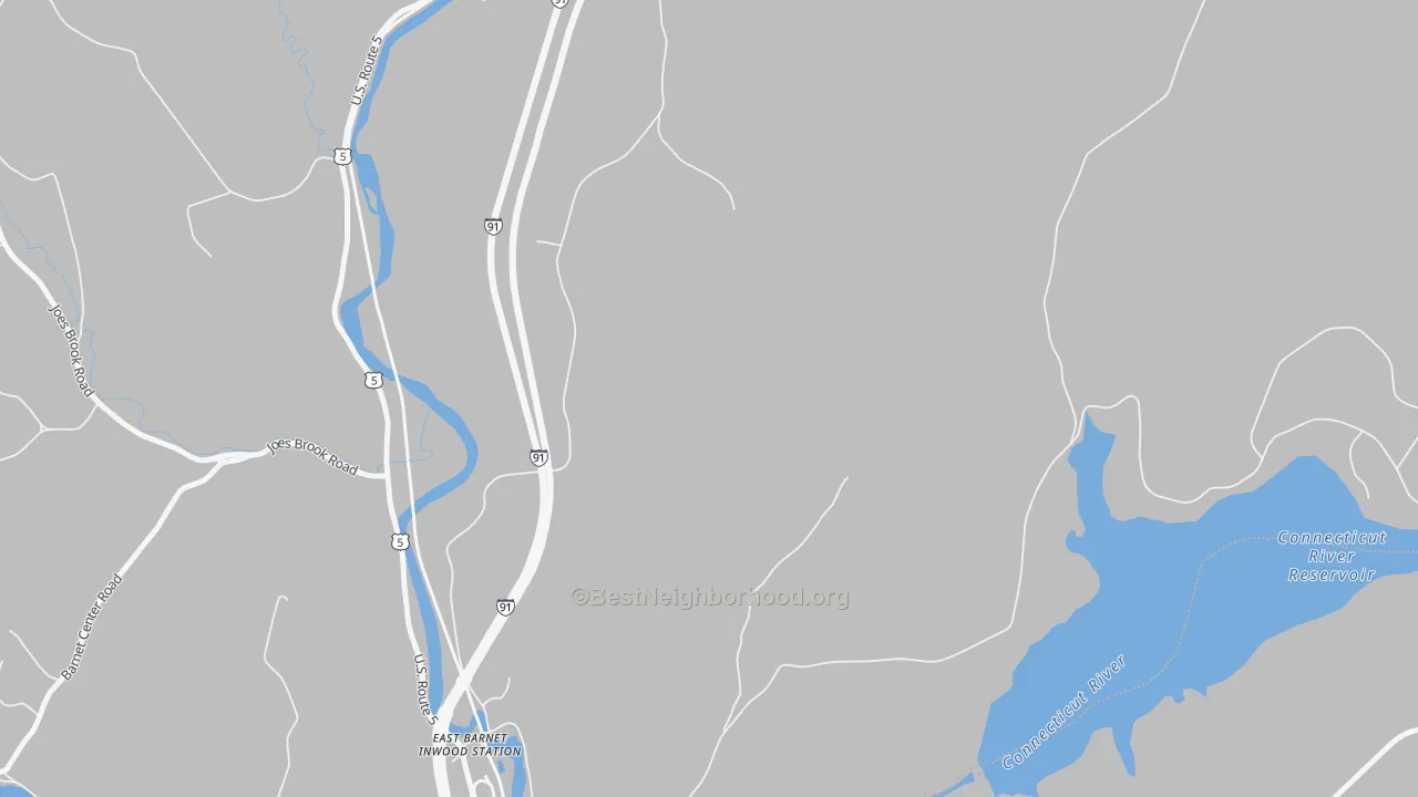 Transit Grade map of West Waterford, VT