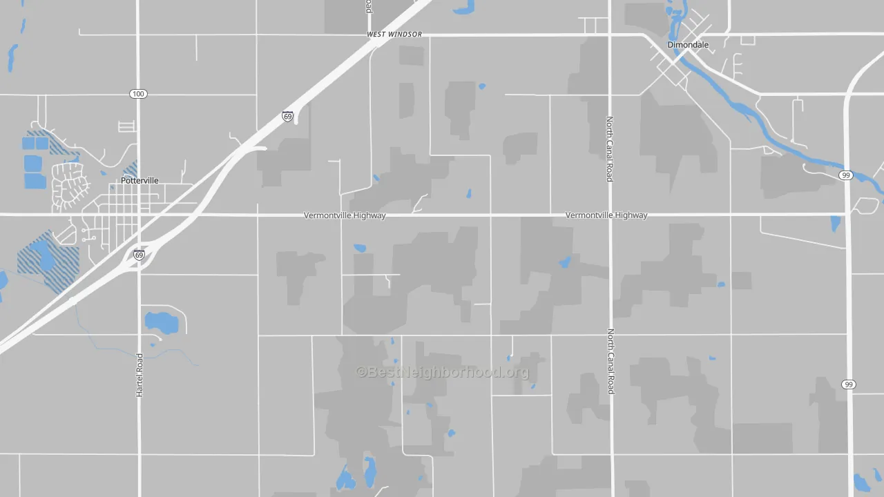 Transit Grade map of West Windsor, MI