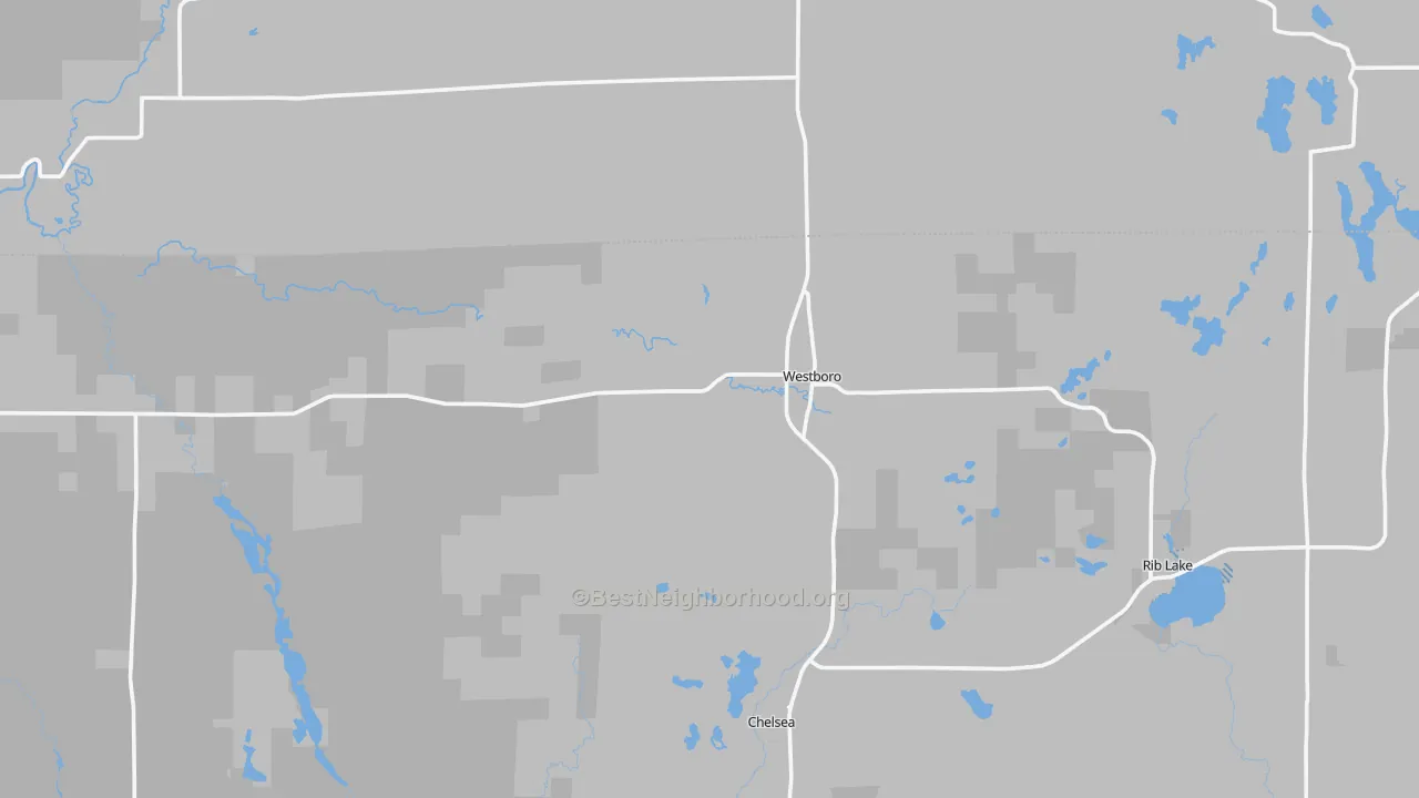Transit Grade map of Westboro, WI