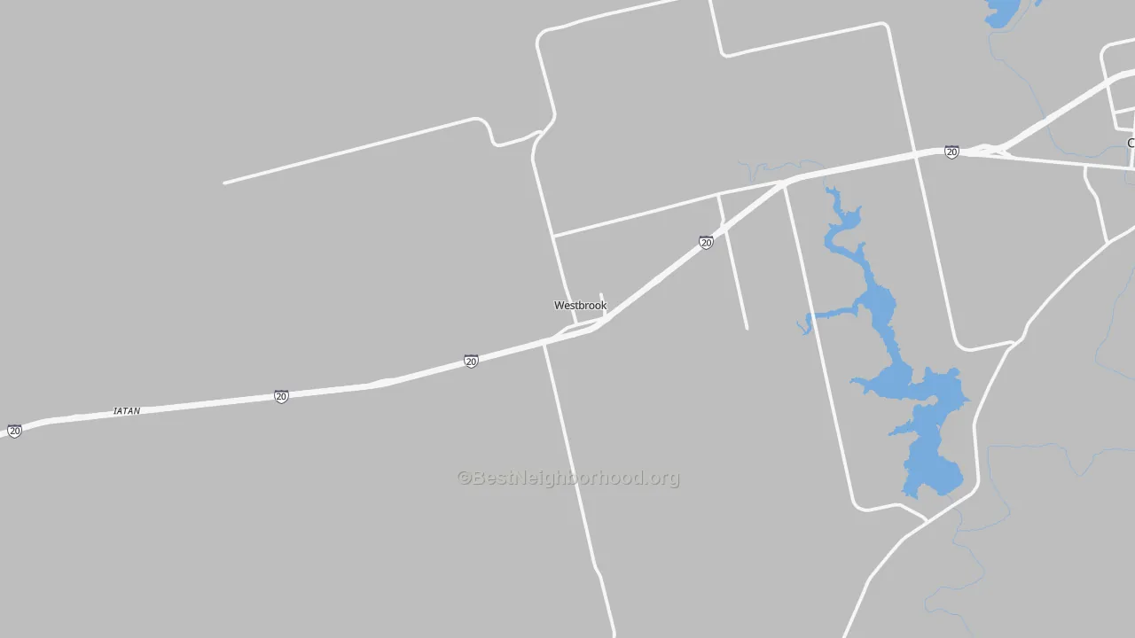 Transit Grade map of Westbrook, TX