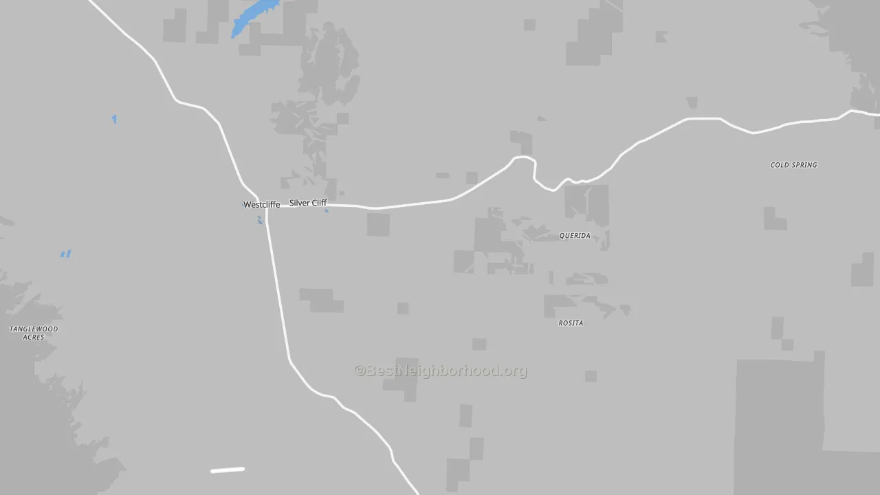 Transit Grade map of Westcliffe, CO