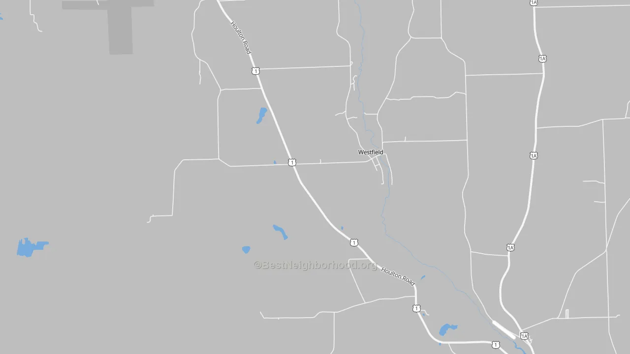 Transit Grade map of Westfield, ME