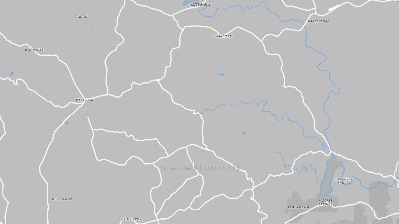 Transit Grade map of Westfield, NC