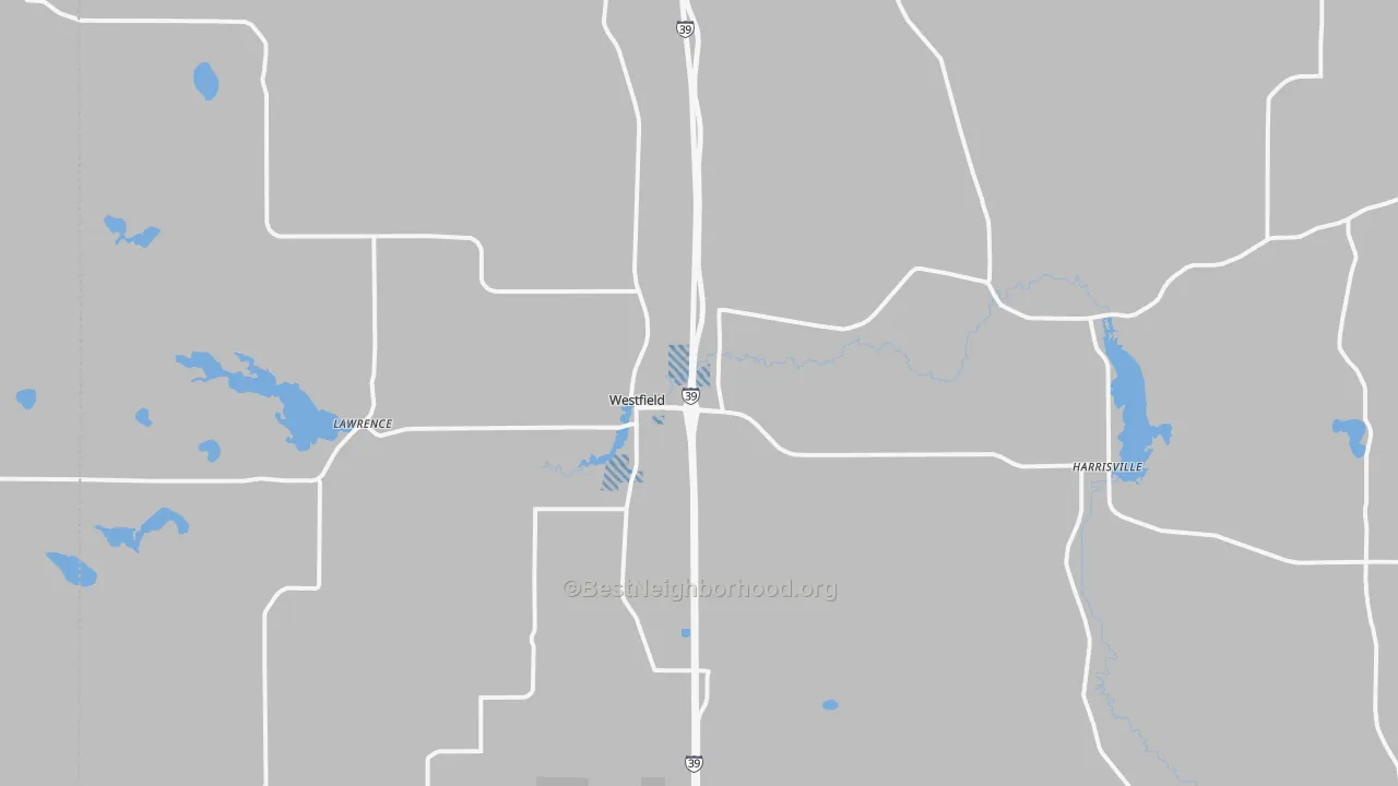 Transit Grade map of Westfield, WI