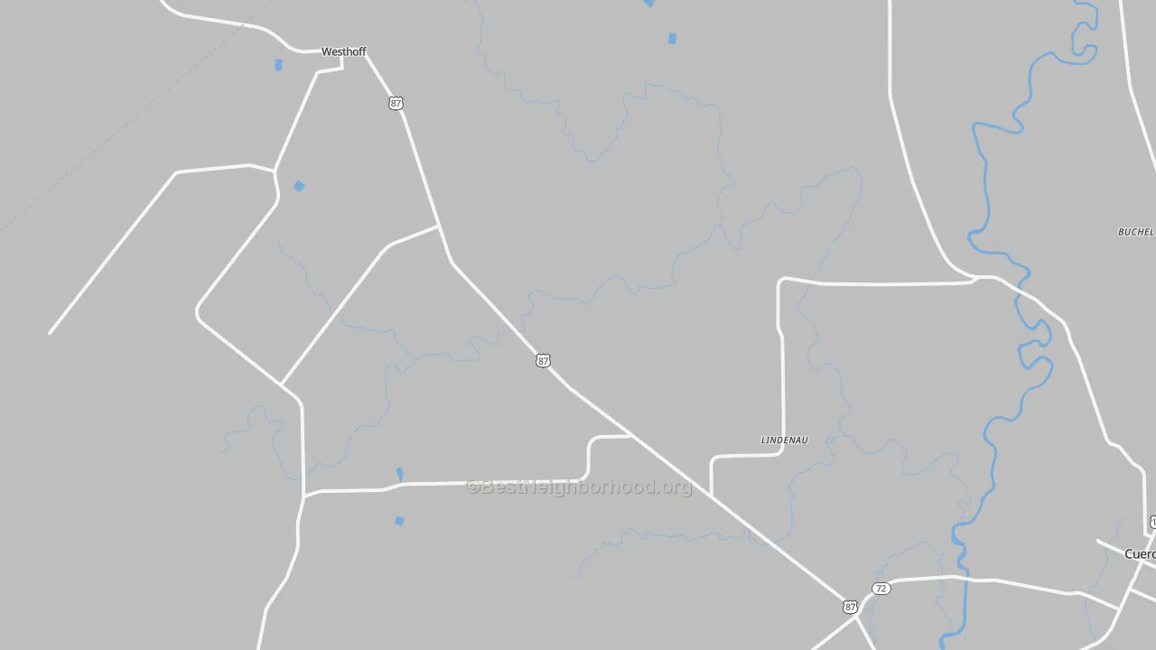 Transit Grade map of Westhoff, TX