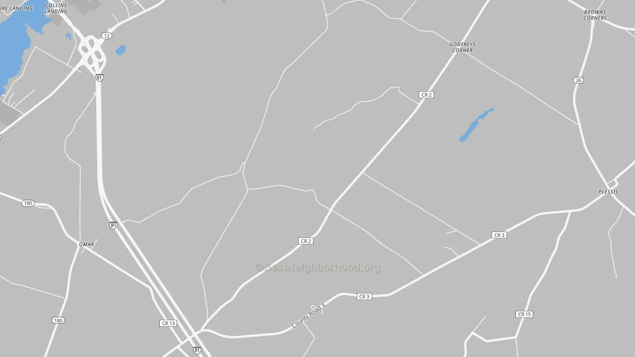 Transit Grade map of Westminster Park, NY