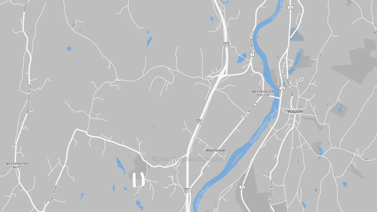 Transit Grade map of Westminster, VT
