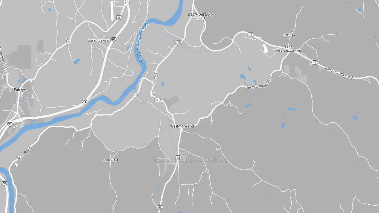 Transit Grade map of Westmoreland, NH