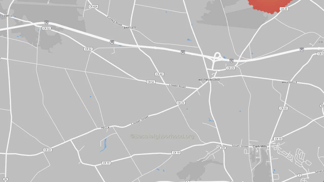 Transit Grade map of Westmoreland, NY