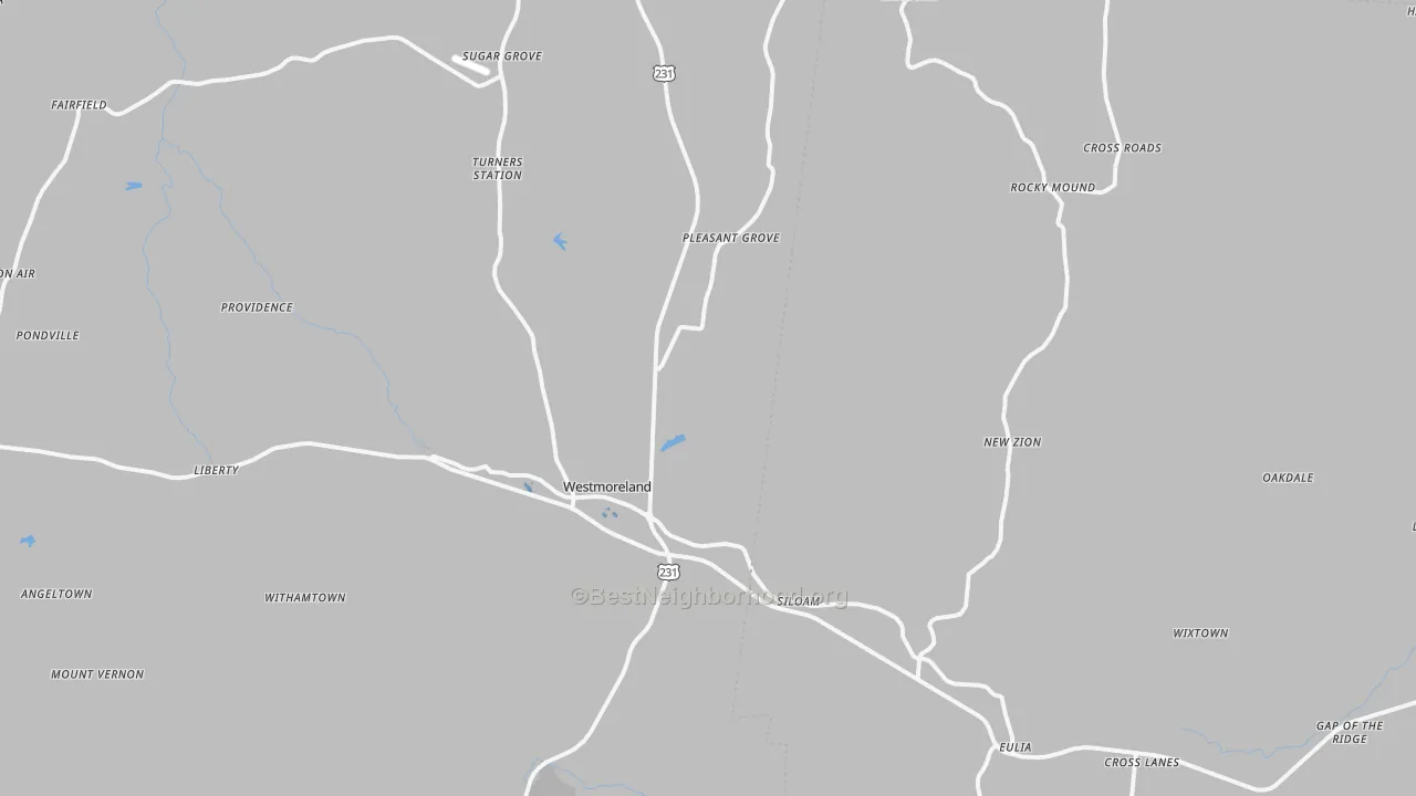 Transit Grade map of Westmoreland, TN
