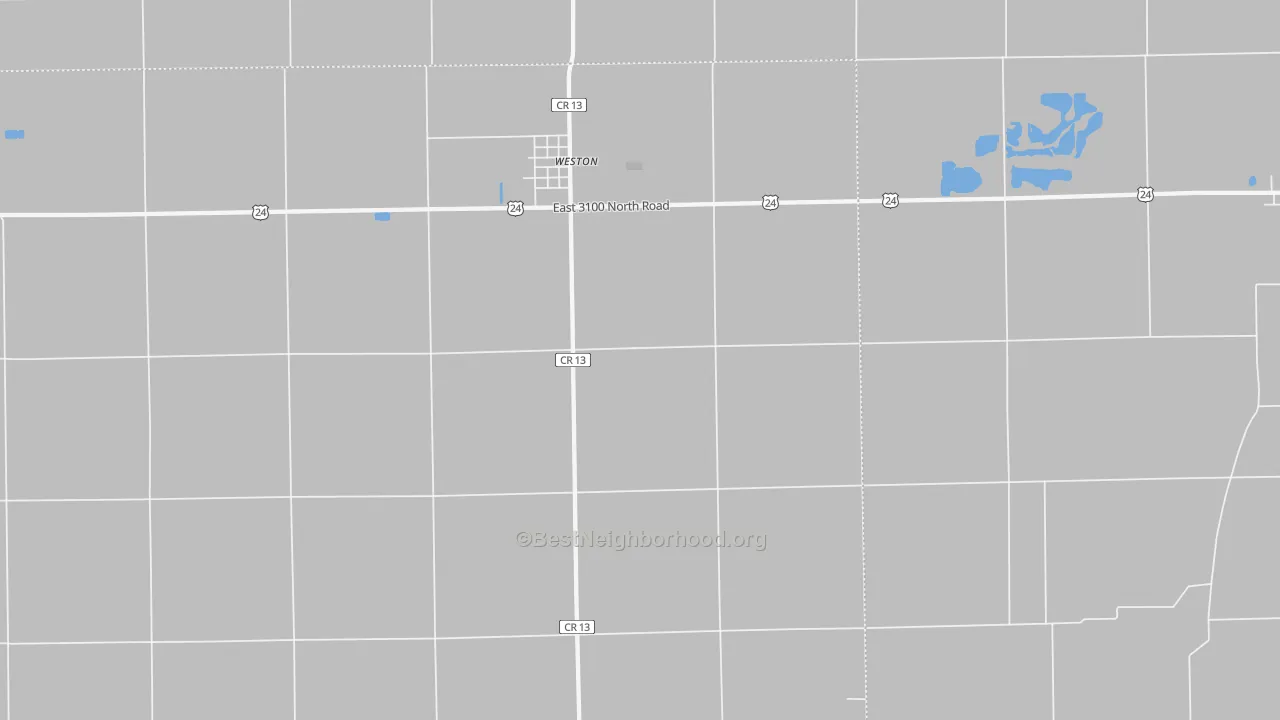 Transit Grade map of Weston, IL