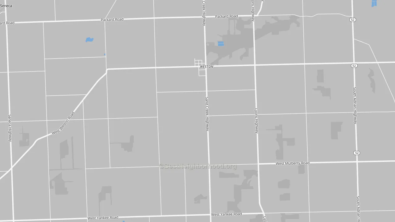 Transit Grade map of Weston, MI