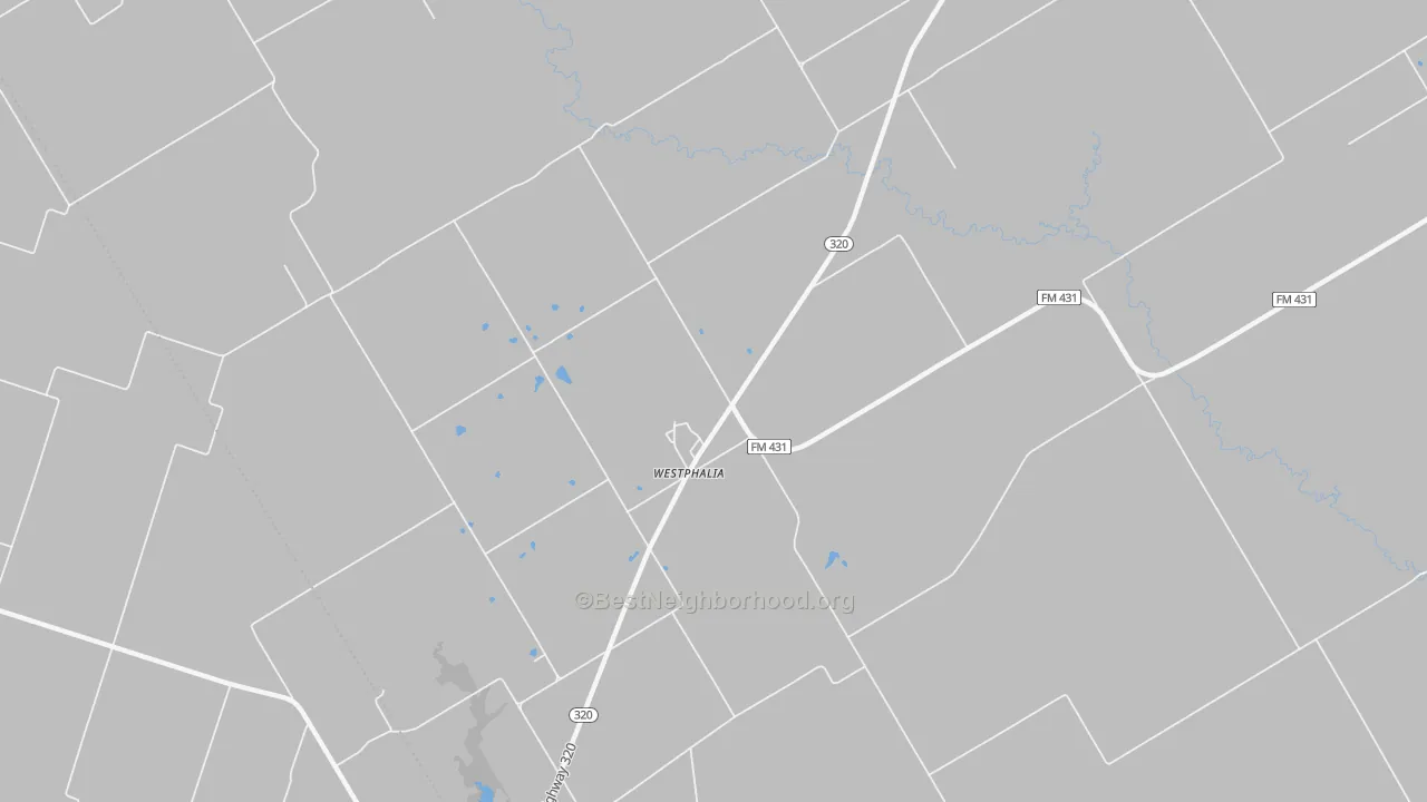 Transit Grade map of Westphalia, TX