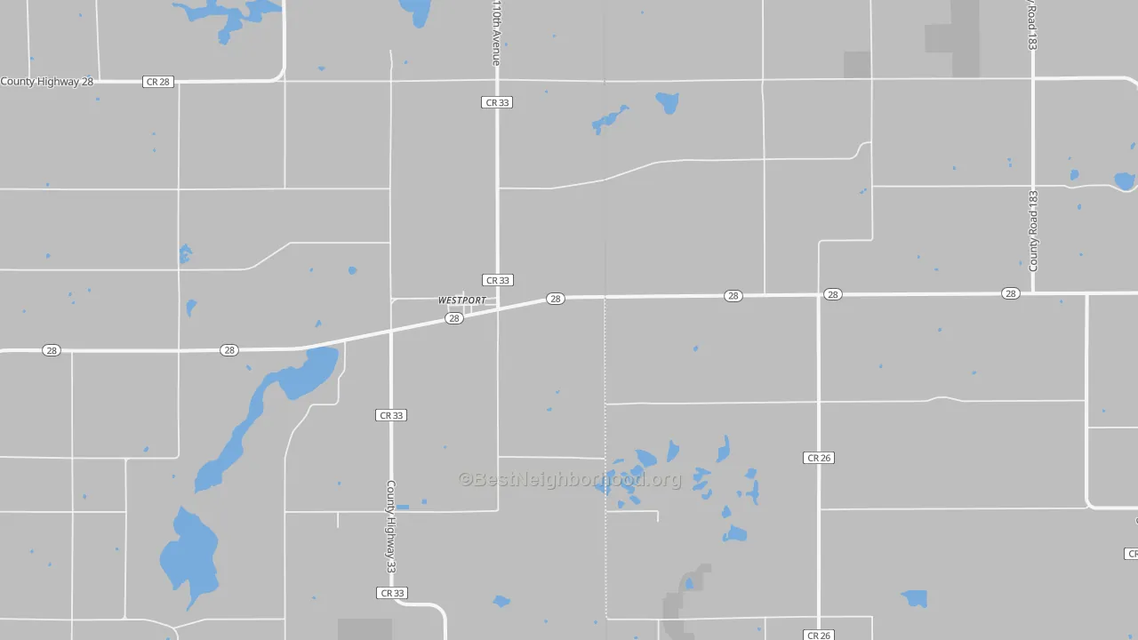 Transit Grade map of Westport, MN