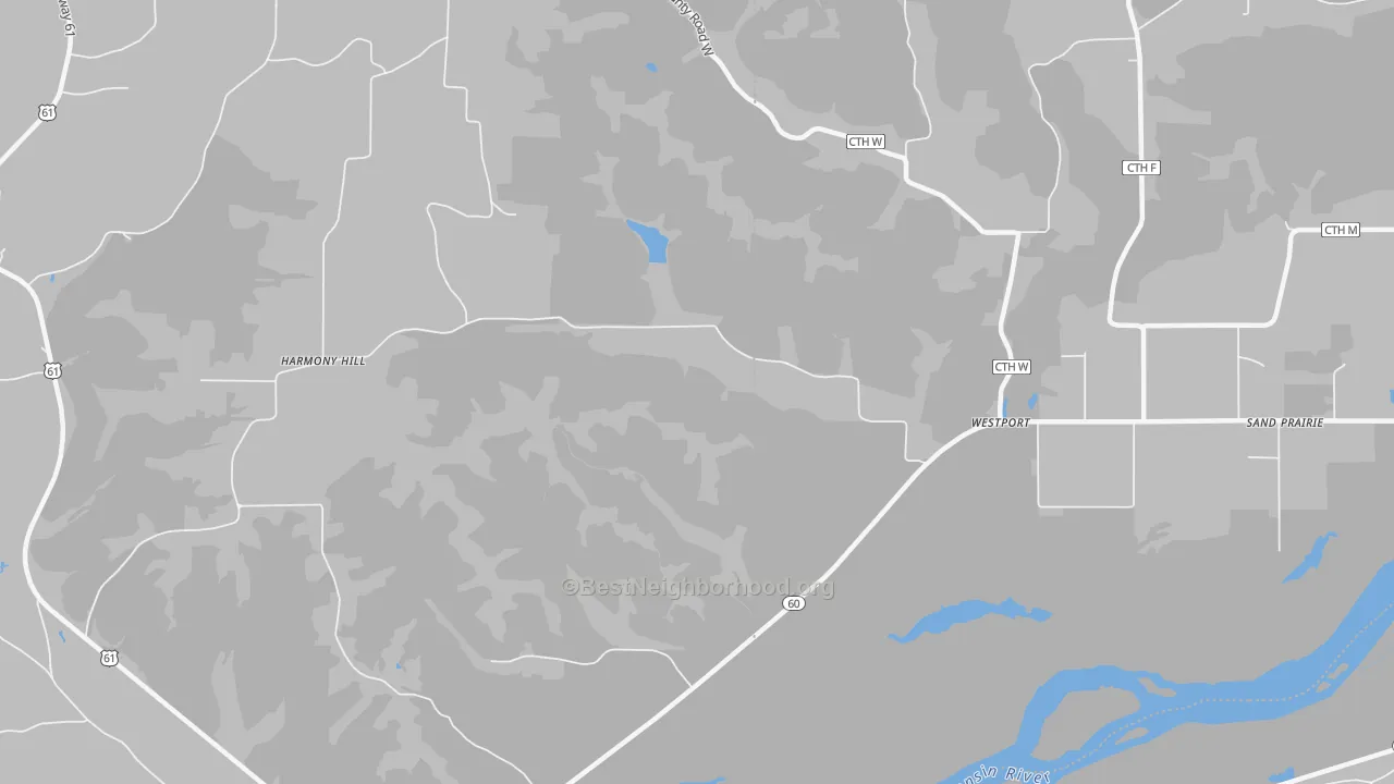 Transit Grade map of Westport, WI