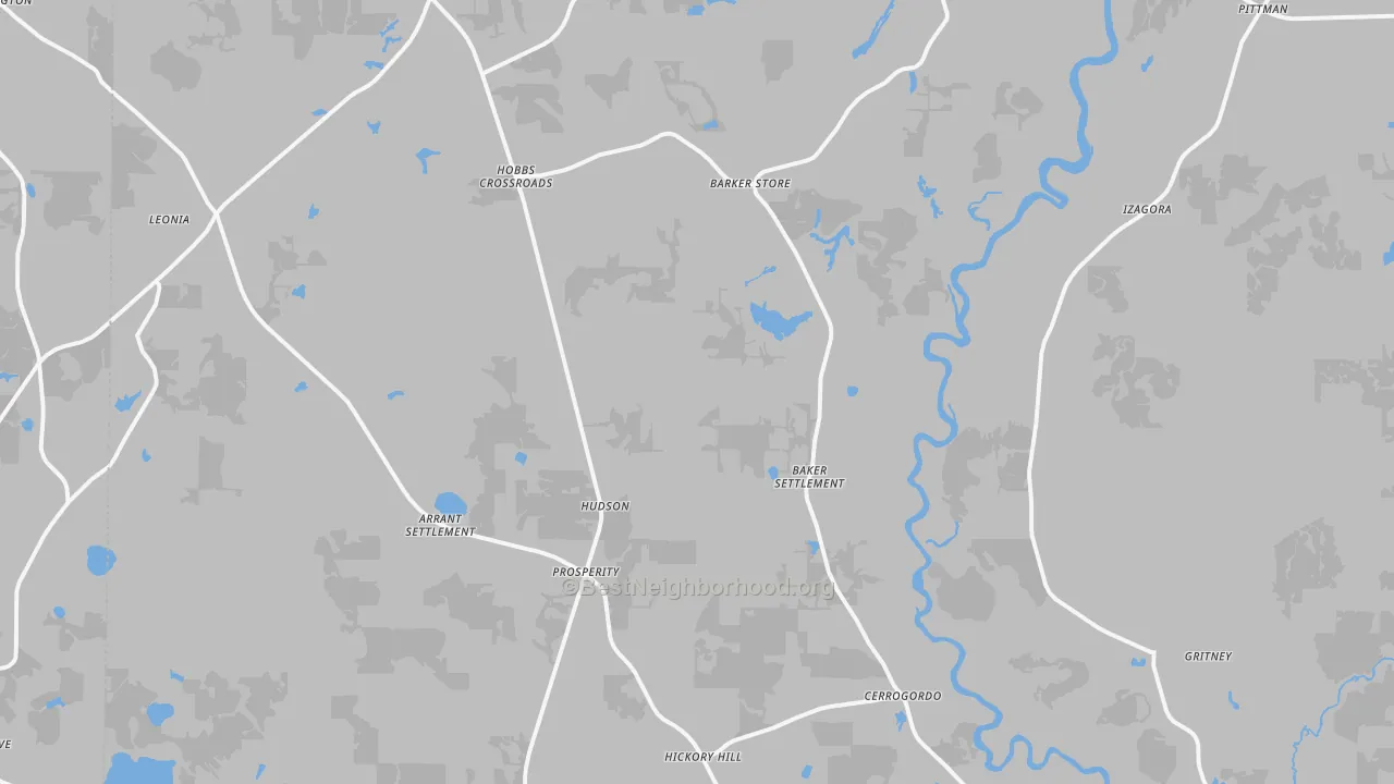 Transit Grade map of Westville, FL