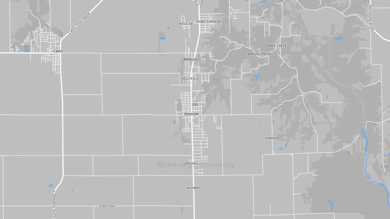 Transit Grade map of Westville, IL