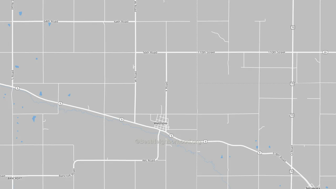 Transit Grade map of Wetmore, KS