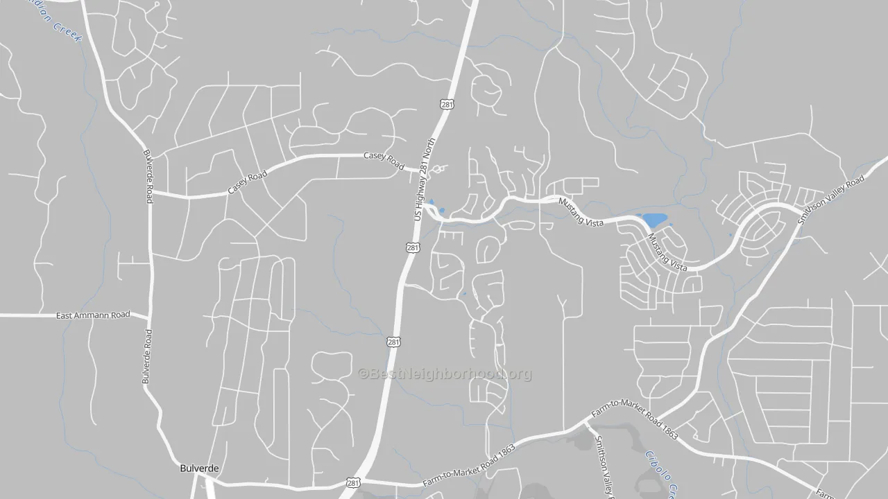 Transit Grade map of Wetmore, TX
