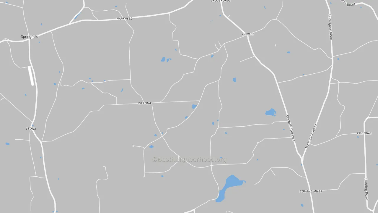 Transit Grade map of Wetona, PA