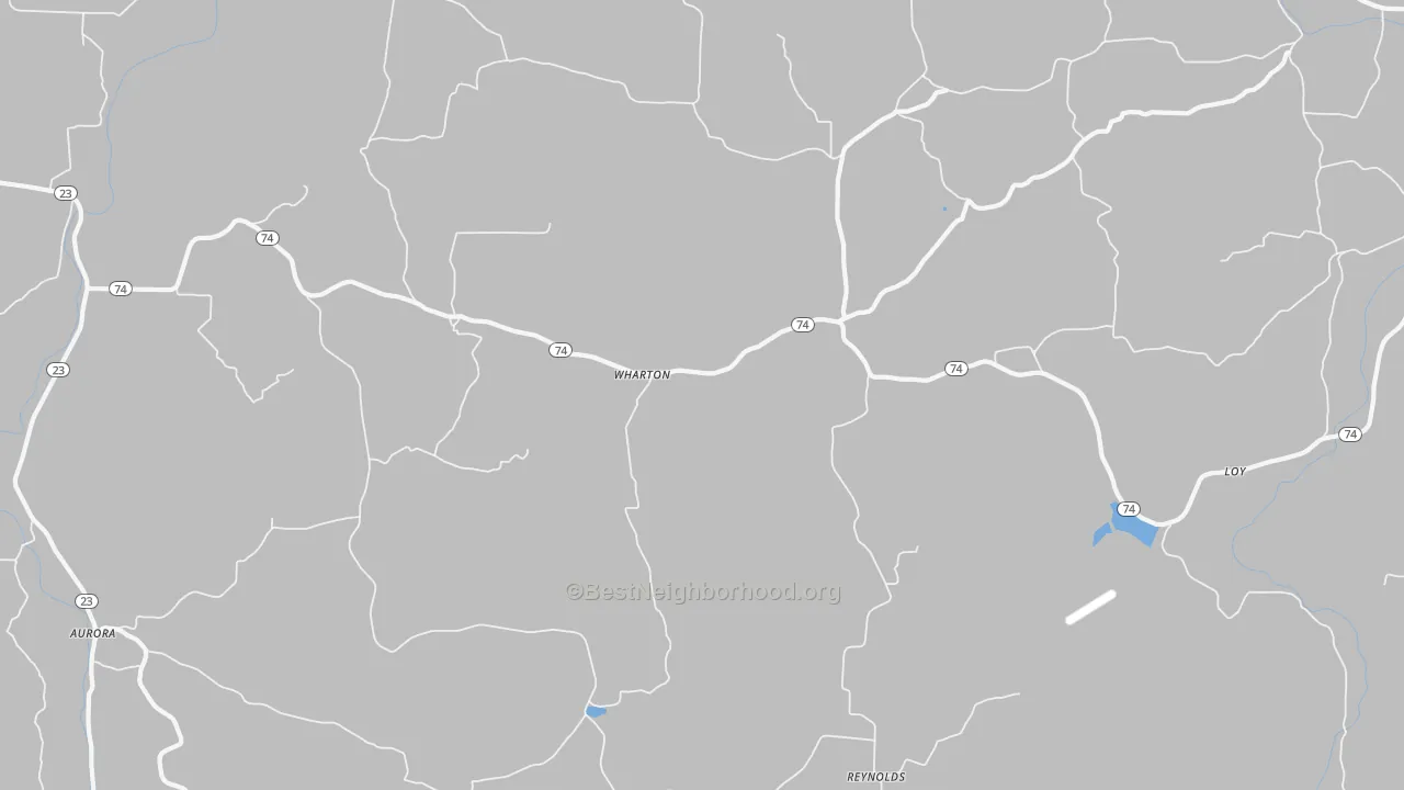 Transit Grade map of Wharton, AR