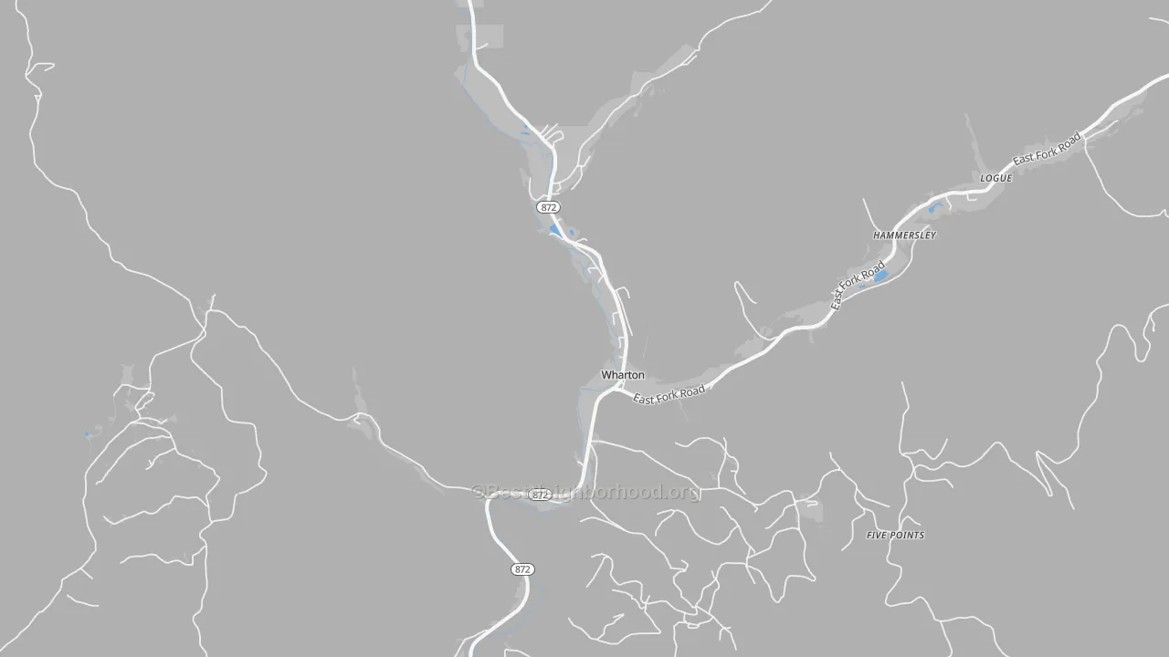 Transit Grade map of Wharton, PA