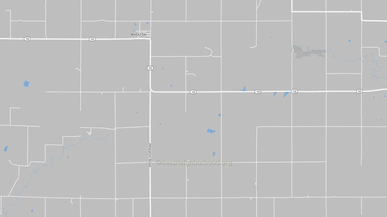 Transit Grade map of Wheaton, KS