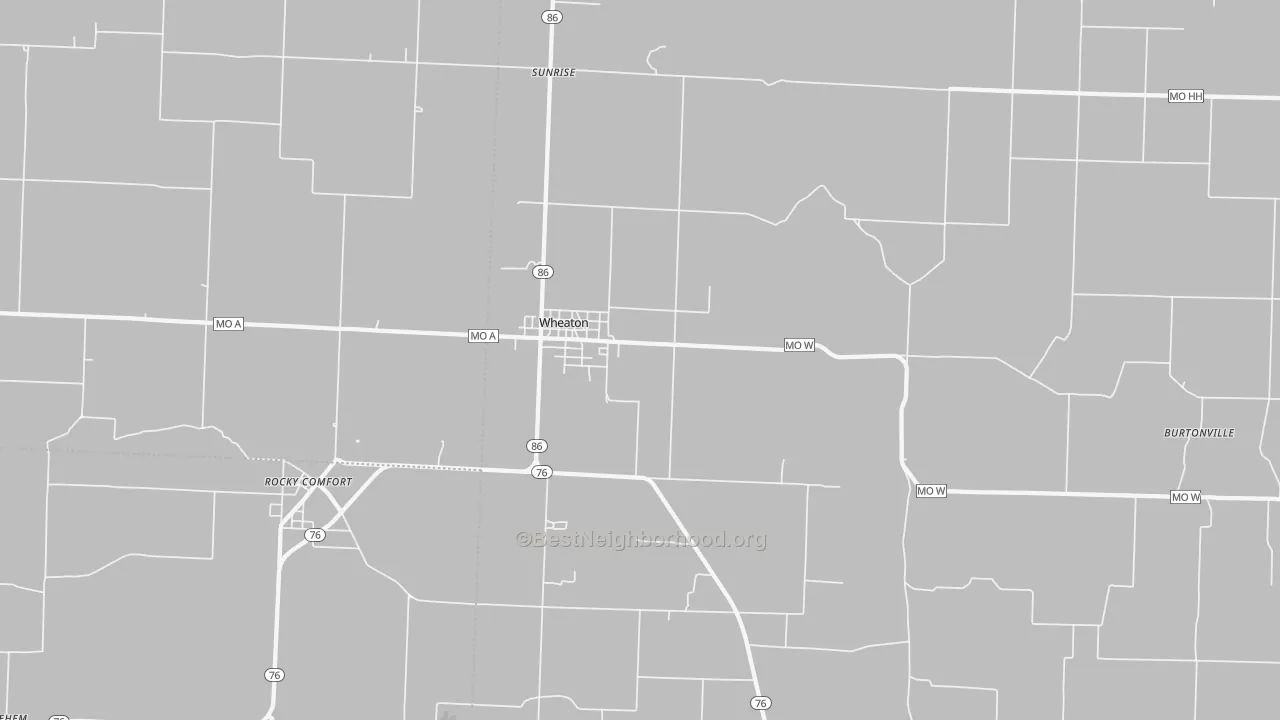 Transit Grade map of Wheaton, MO