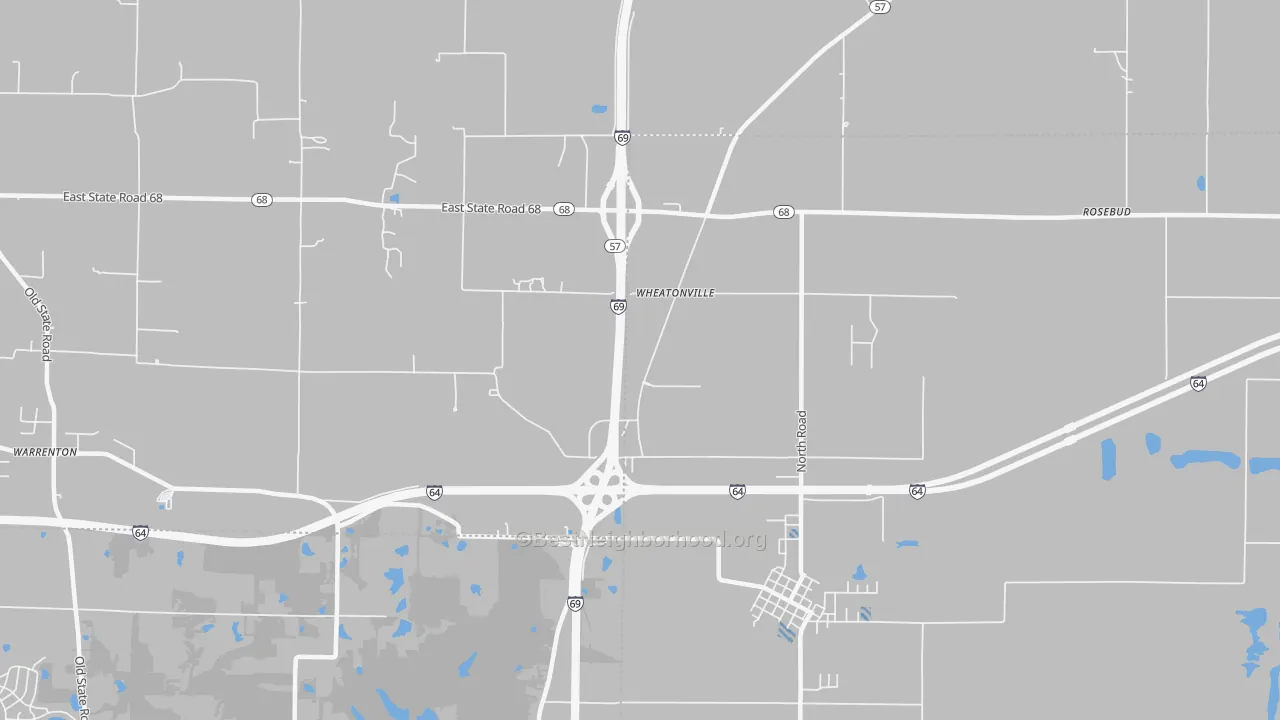 Transit Grade map of Wheatonville, IN