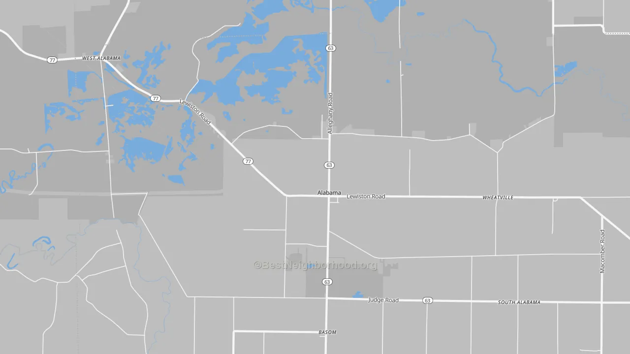 Transit Grade map of Wheatville, NY