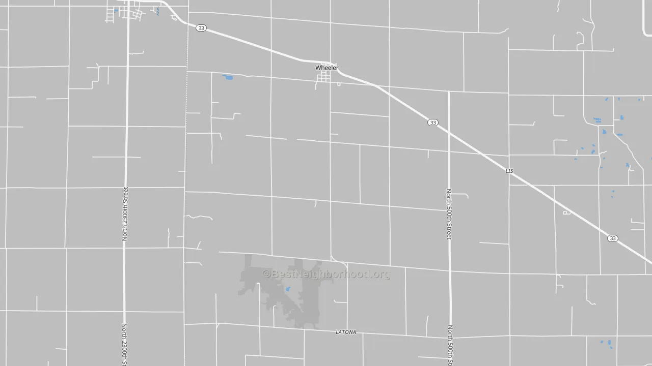 Transit Grade map of Wheeler, IL