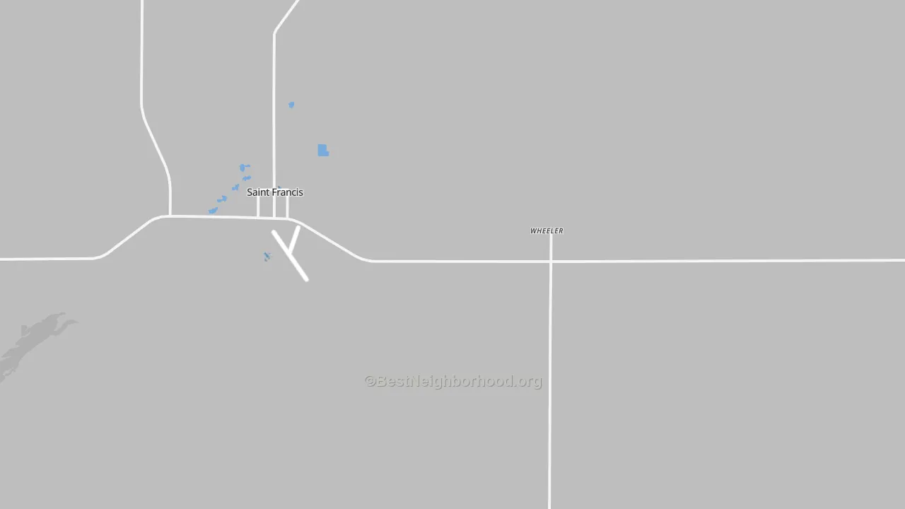 Transit Grade map of Wheeler, KS