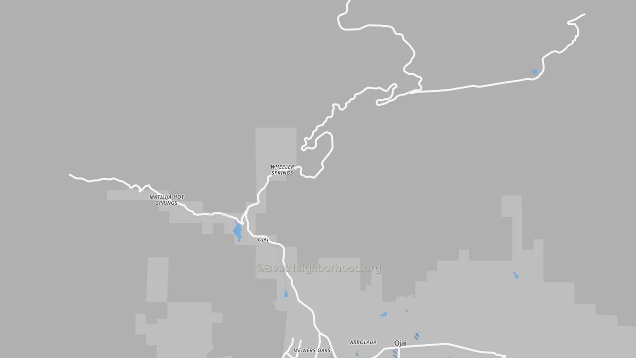 Transit Grade map of Wheeler Springs, CA