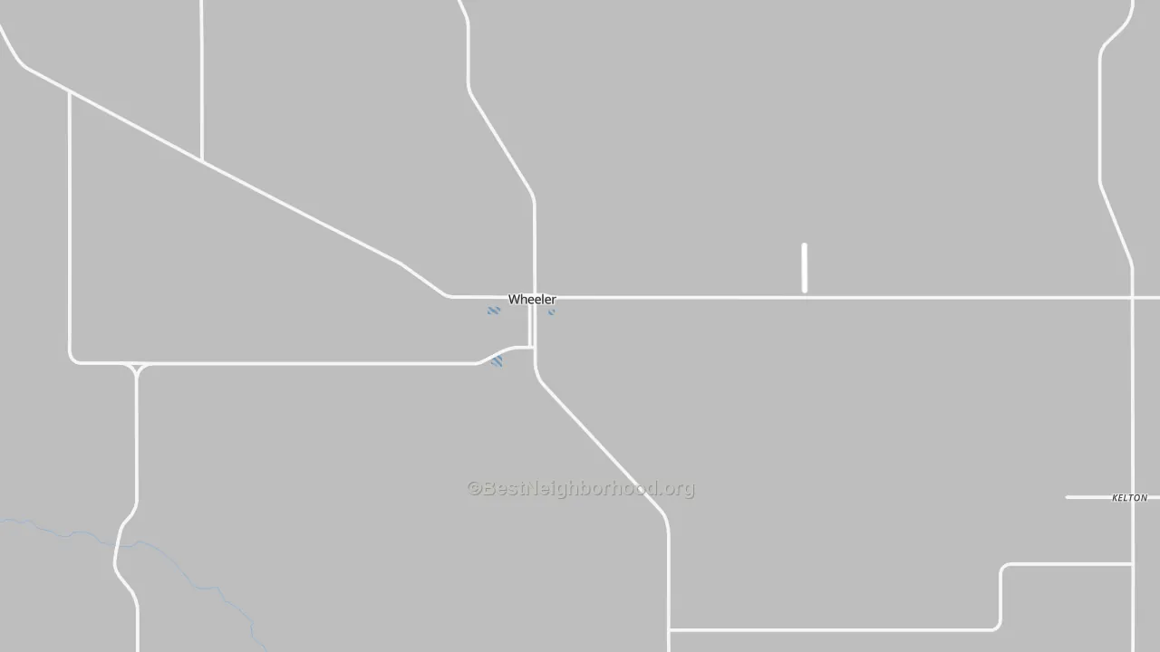 Transit Grade map of Wheeler, TX