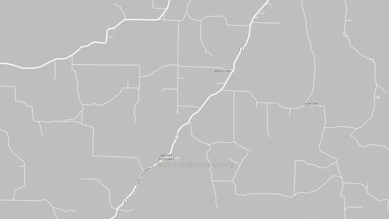 Transit Grade map of Wheeling, AR